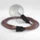 Crea tu Snake Glitter en Lino Natural Rojo RS83 y trae la luz donde tu quieras.