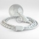 Crea tu Snake Algodón Blanco TC01 y trae la luz donde tu quieras.