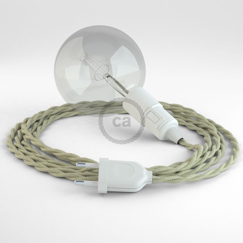 Crea tu Snake Algodón Gris pardo TC43 y trae la luz donde tu quieras.