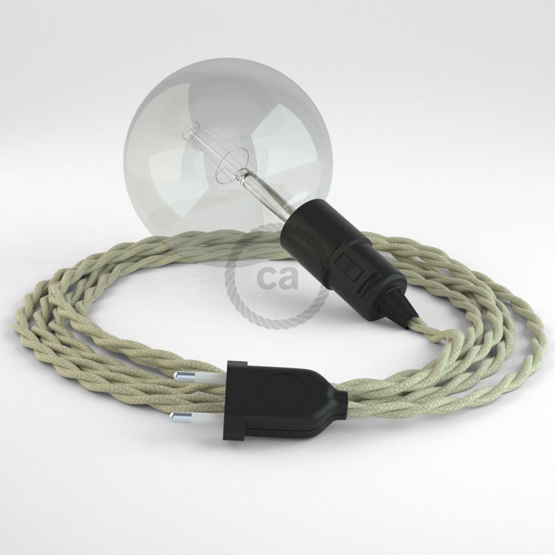 Crea tu Snake Algodón Gris pardo TC43 y trae la luz donde tu quieras.