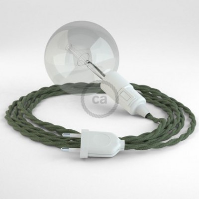 Crea tu Snake Algodón Gris Verde TC63 y trae la luz donde tu quieras.