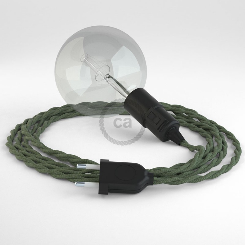 Crea tu Snake Algodón Gris Verde TC63 y trae la luz donde tu quieras.