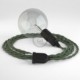 Crea tu Snake Algodón Gris Verde TC63 y trae la luz donde tu quieras.