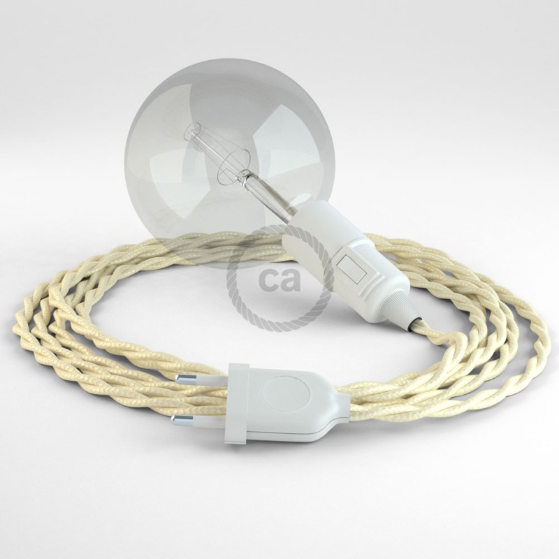 Crea tu Snake Efecto Seda Marfil TM00 y trae la luz donde tu quieras.