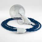 Crea tu Snake Efecto Seda Azul TM12 y trae la luz donde tu quieras.
