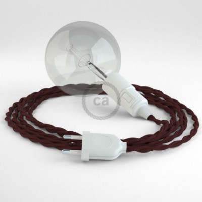 Crea tu Snake Efecto Seda Burdeos TM19 y trae la luz donde tu quieras.