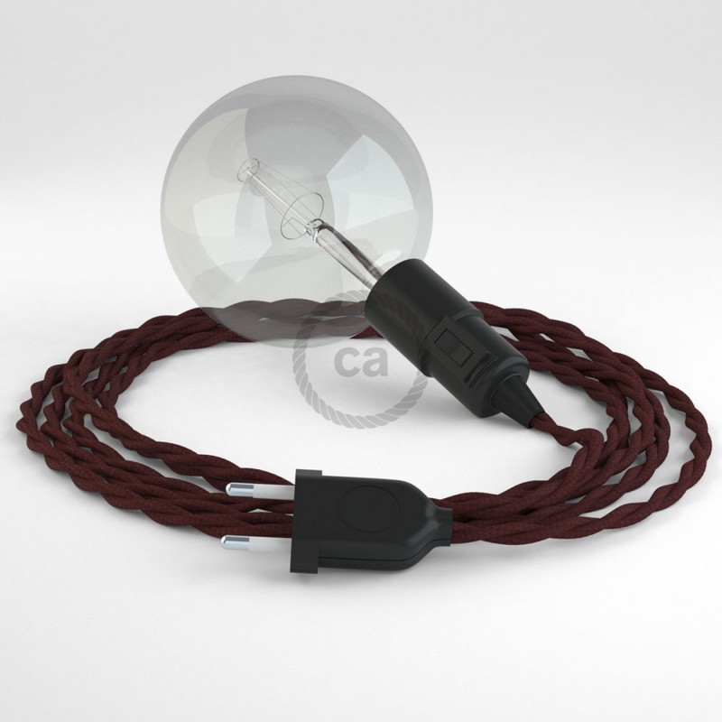 Crea tu Snake Efecto Seda Burdeos TM19 y trae la luz donde tu quieras.