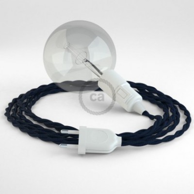 Crea tu Snake Efecto Seda Azul Marino TM20 y trae la luz donde tu quieras.
