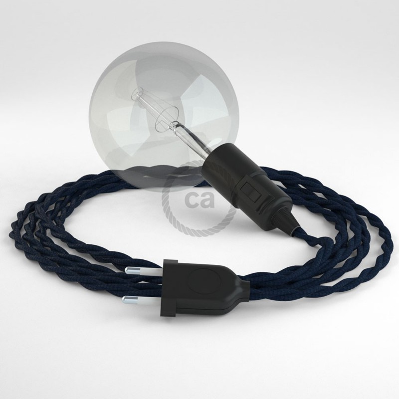 Crea tu Snake Efecto Seda Azul Marino TM20 y trae la luz donde tu quieras.