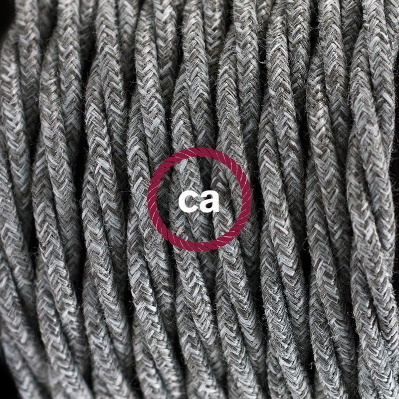 Crea tu Snake Lino Natural Gris TN02 y trae la luz donde tu quieras.