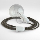 Crea tu Snake Lino Natural Marrón TN04 y trae la luz donde tu quieras.