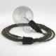 Crea tu Snake Lino Natural Marrón TN04 y trae la luz donde tu quieras.