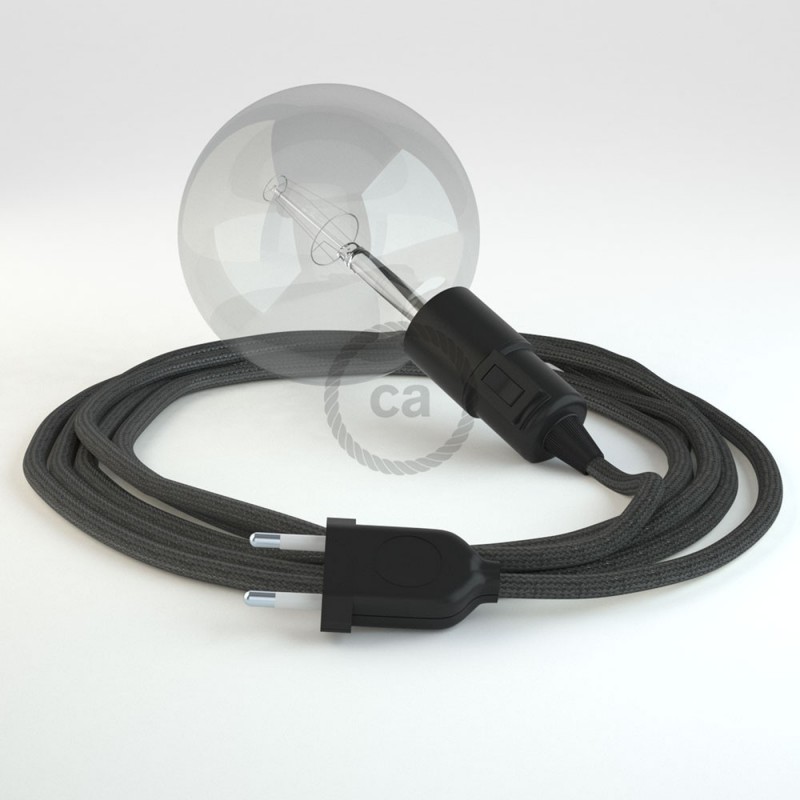 Crea tu Snake Efecto Seda Gris Oscuro RM26 y trae la luz donde tu quieras.