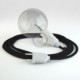 Crea tu Snake Glitter Negro RL04 y trae la luz donde tu quieras.