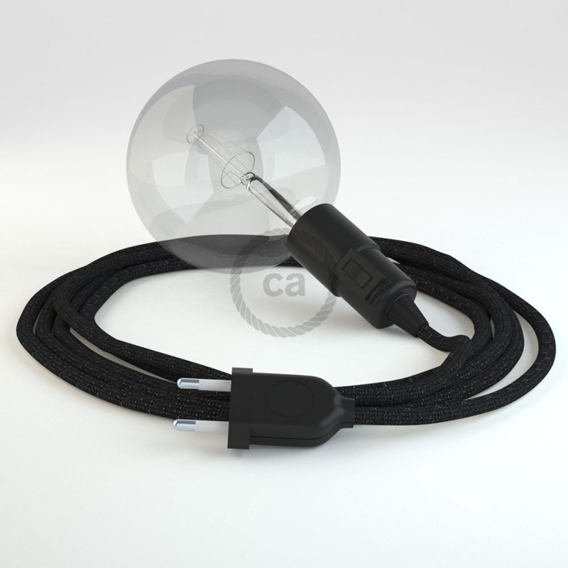 Crea tu Snake Glitter Negro RL04 y trae la luz donde tu quieras.