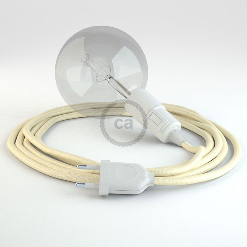 Crea tu Snake Efecto Seda Marfil RM00 y trae la luz donde tu quieras.