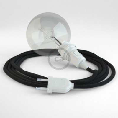 Crea tu Snake para pantalla Algodón Negro RC04 y trae la luz donde tu quieras.