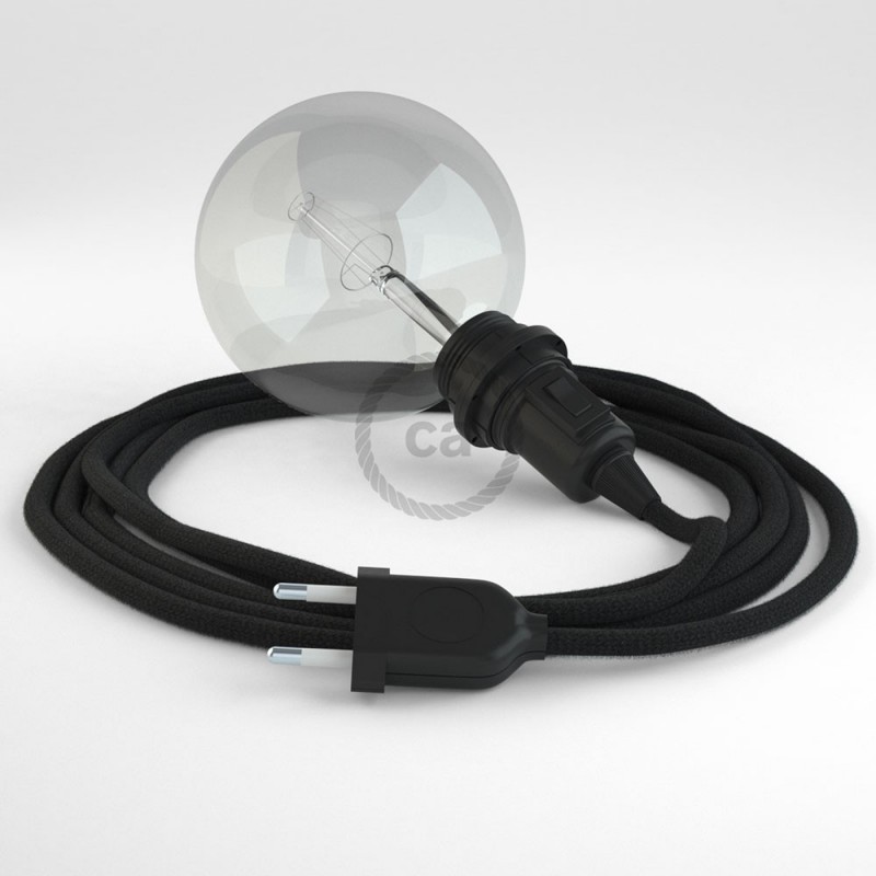 Crea tu Snake para pantalla Algodón Negro RC04 y trae la luz donde tu quieras.