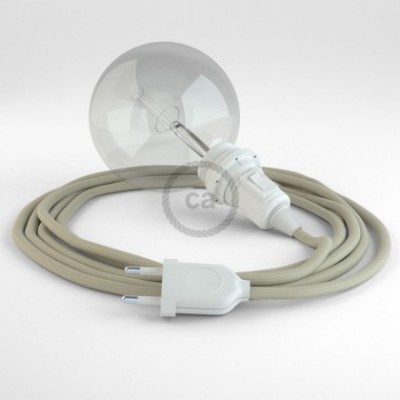 Crea tu Snake para pantalla Algodón Gris pardo RC43 y trae la luz donde tu quieras.