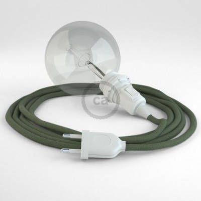 Crea tu Snake para pantalla Algodón Gris Verde RC63 y trae la luz donde tu quieras.