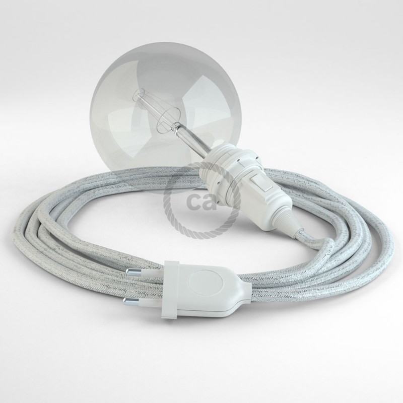 Crea tu Snake para pantalla Glitter Blanco RL01 y trae la luz donde tu quieras.