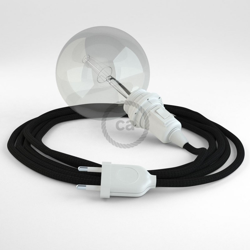 Crea tu Snake para pantalla Efecto Seda Negro RM04 y trae la luz donde tu quieras.
