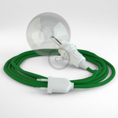 Crea tu Snake para pantalla Efecto Seda Verde RM06 y trae la luz donde tu quieras.