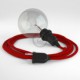 Crea tu Snake para pantalla Efecto Seda Rojo RM09 y trae la luz donde tu quieras.
