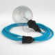 Crea tu Snake para pantalla Efecto Seda Turquesa RM11 y trae la luz donde tu quieras.