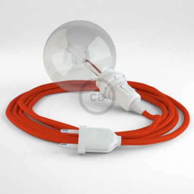 Crea tu Snake para pantalla Efecto Seda Naranja RM15 y trae la luz donde tu quieras.