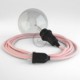 Crea tu Snake para pantalla Efecto Seda Rosa Baby RM16 y trae la luz donde tu quieras.