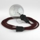 Crea tu Snake para pantalla Efecto Seda Burdeos RM19 y trae la luz donde tu quieras.
