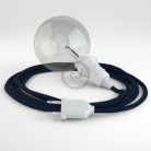 Crea tu Snake para pantalla Efecto Seda Azul Marino RM20 y trae la luz donde tu quieras.