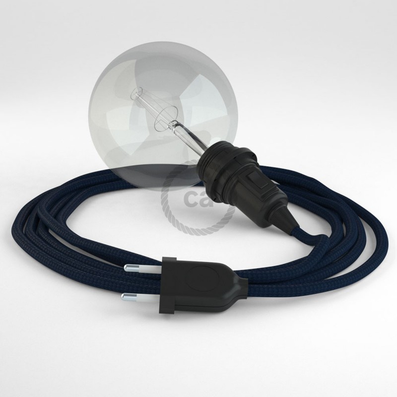Crea tu Snake para pantalla Efecto Seda Azul Marino RM20 y trae la luz donde tu quieras.