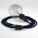 Crea tu Snake para pantalla Efecto Seda Azul Marino RM20 y trae la luz donde tu quieras.