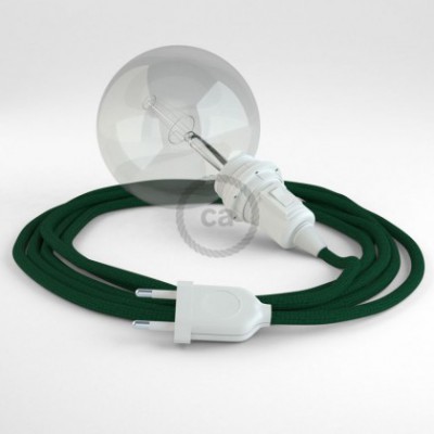 Crea tu Snake para pantalla Efecto Seda Verde Oscuro RM21 y trae la luz donde tu quieras.