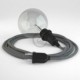 Crea tu Snake para pantalla Lino Natural Gris RN02 y trae la luz donde tu quieras.