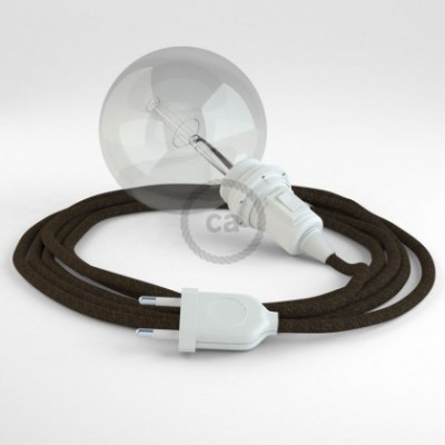 Crea tu Snake para pantalla Lino Natural Marrón RN04 y trae la luz donde tu quieras.