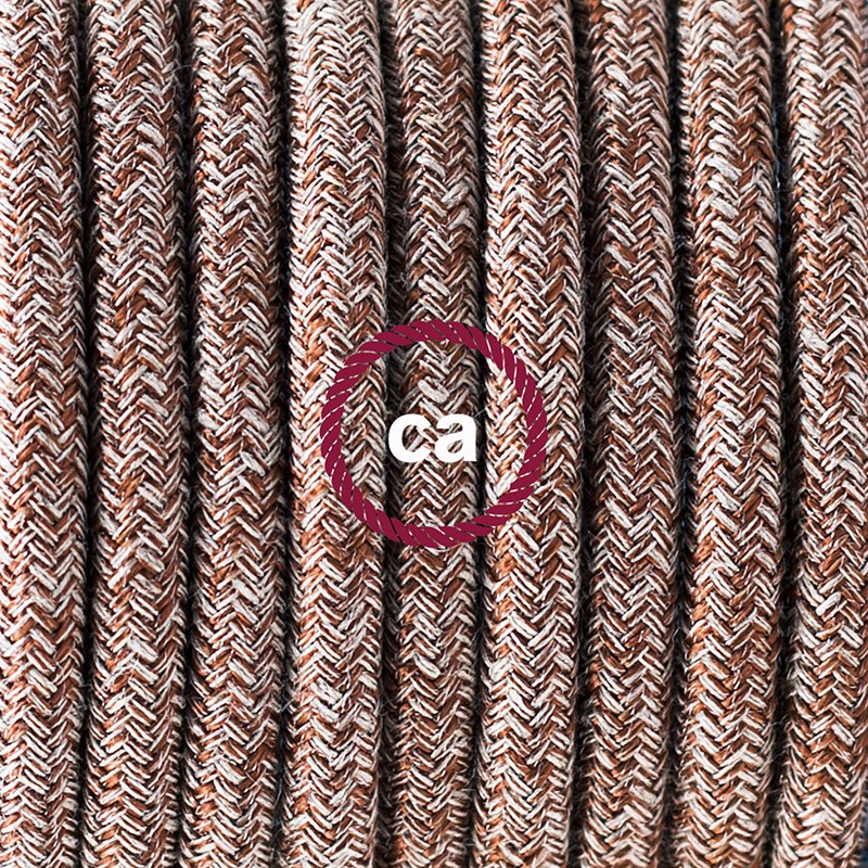 Crea tu Snake para pantalla Glitter en Lino Natural Marrón RS82 y trae la luz donde tu quieras.