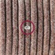 Crea tu Snake para pantalla Glitter en Lino Natural Marrón RS82 y trae la luz donde tu quieras.
