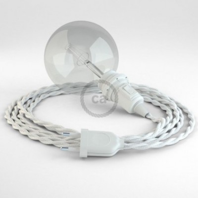 Crea tu Snake para pantalla Algodón Blanco TC01 y trae la luz donde tu quieras.