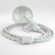 Crea tu Snake para pantalla Algodón Blanco TC01 y trae la luz donde tu quieras.