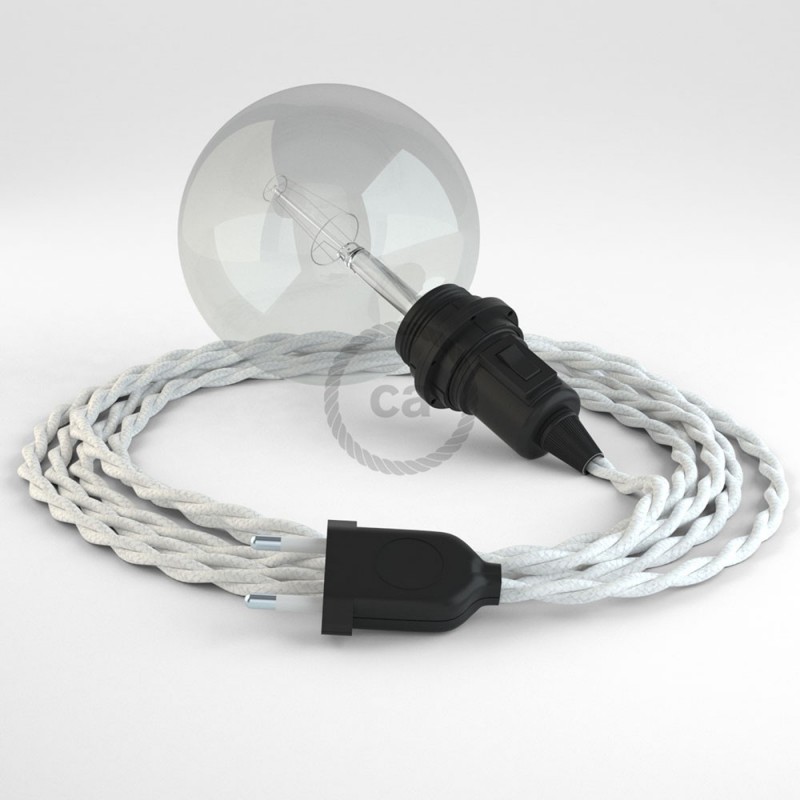 Crea tu Snake para pantalla Algodón Blanco TC01 y trae la luz donde tu quieras.