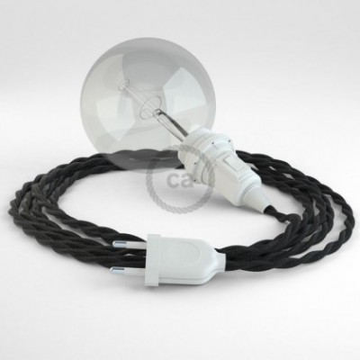 Crea tu Snake para pantalla Algodón Negro TC04 y trae la luz donde tu quieras.