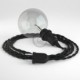 Crea tu Snake para pantalla Algodón Negro TC04 y trae la luz donde tu quieras.