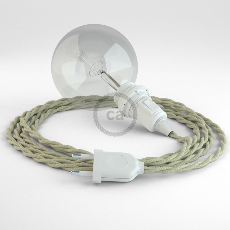 Crea tu Snake para pantalla Algodón Gris pardo TC43 y trae la luz donde tu quieras.