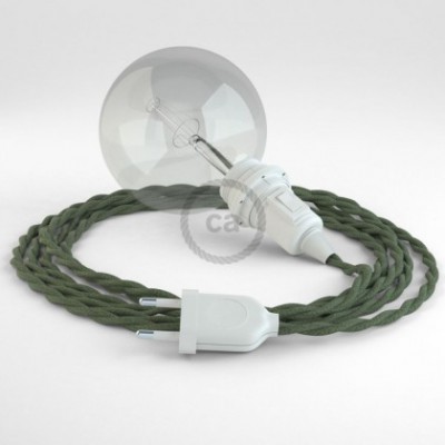 Crea tu Snake para pantalla Algodón Gris Verde TC63 y trae la luz donde tu quieras.