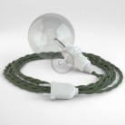 Crea tu Snake para pantalla Algodón Gris Verde TC63 y trae la luz donde tu quieras.