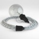 Crea tu Snake para pantalla Efecto Seda Plateado TM02 y trae la luz donde tu quieras.