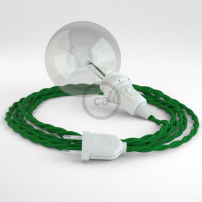 Crea tu Snake para pantalla Efecto Seda Verde TM06 y trae la luz donde tu quieras.
